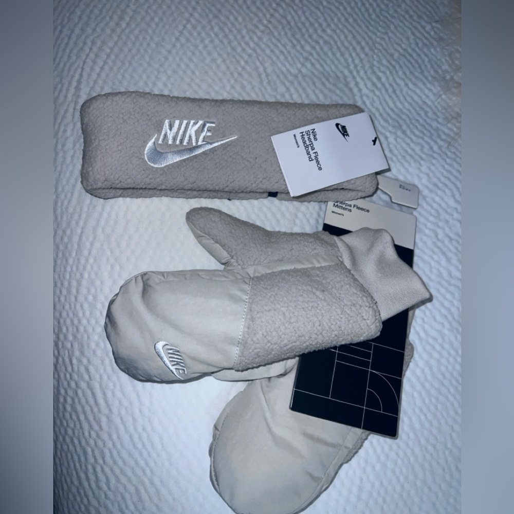 Nike Mittens and Headband Set